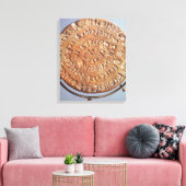 De fascschijf met onbekende significantie canvas afdruk (Insitu (Woonkamer))
