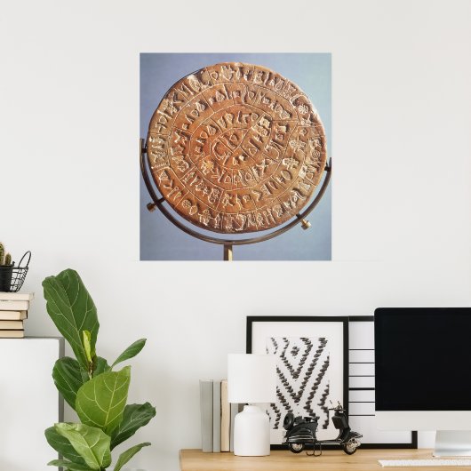 De fascschijf met onbekende significantie poster (Thuiskantoor)