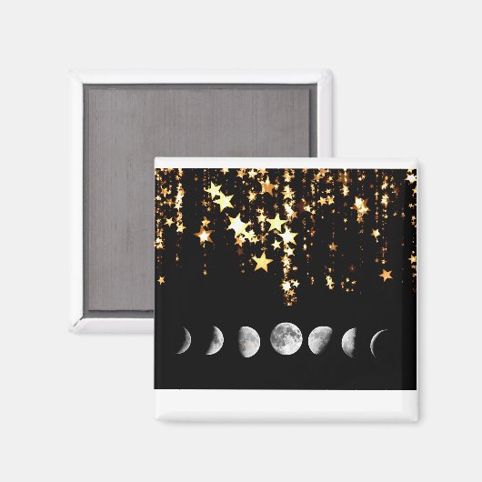 de fasen van volle maan magneet (Voorkant / Achterkant)