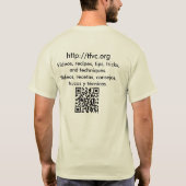 De Fat vegan Chef-promotie t-shirt met het oog op  (Achterkant)