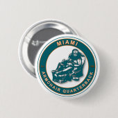 De fauteuil QB Miami Football Button (Voorkant /achterkant)