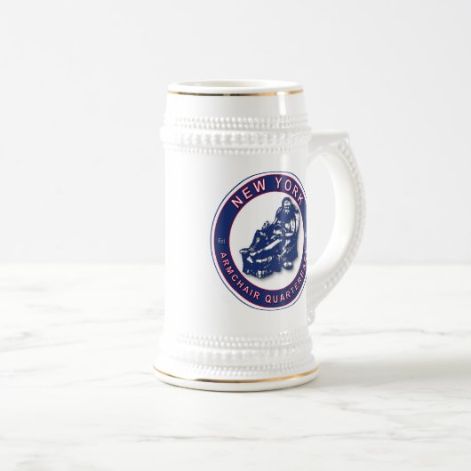 DE FAUTEUIL QB - New York Football Bierpul (Voorkant rechts)