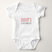 De favoriet van tante | Grappige Baby bodysuit voo (Voorkant)