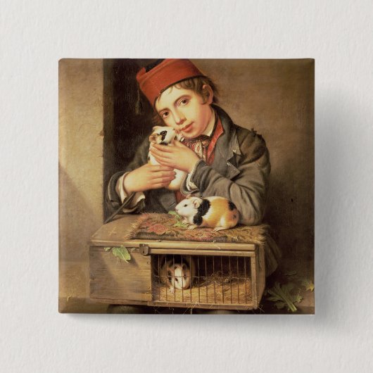 De favoriet vierkante button 5,1 cm (Voorkant)