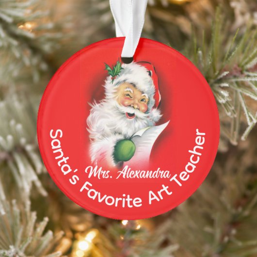 De favoriete aangepaste gepersonaliseerde leraar v ornament (Boom)