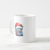 De favoriete accountant van de Kerstman Koffiemok (Voorkant links)