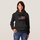 De favoriete Baseball Player roept me Big Brother Hoodie (Voorkant volledig)
