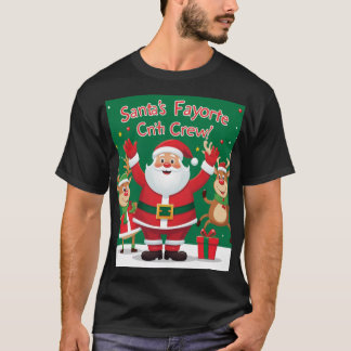 De favoriete bemanning van de Kerstman T-shirt