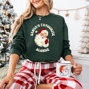 De favoriete blondine van de Kerstman Trui