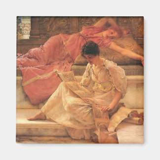 De favoriete dichter Lawrence Alma-Tadema 1888 Magneet