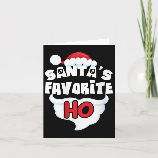 De favoriete hete lelijke kersttrui van de Kerstma Kaart (Voorkant)