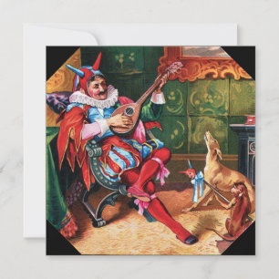 De favoriete Jester-uitnodiging van de koning Kaart