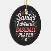 De favoriete kerstboom van de Kerstman Keramisch Ornament (Rechts)
