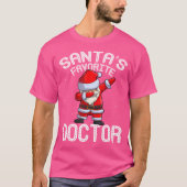 De favoriete kerstman van de kerstman t-shirt (Voorkant)