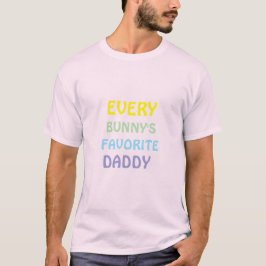 De favoriete papa van elke konijn t-shirt