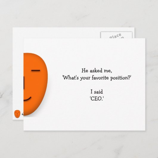 De favoriete positie van de datum.. - Een glimlach Briefkaart (Voorkant / Achterkant)