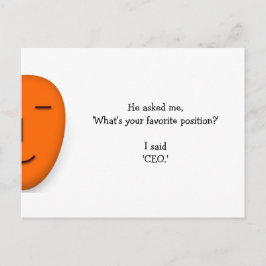 De favoriete positie van de datum.. - Een glimlach Briefkaart