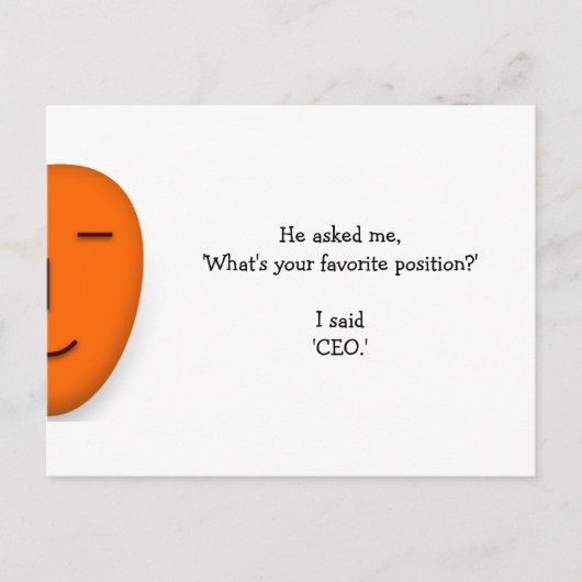 De favoriete positie van de datum.. - Een glimlach Briefkaart (Voorkant)