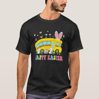 De favoriete schoolbus van elke Bunny, Happy Eas T-shirt