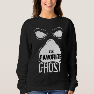 De favoriete spookachtige Halloween-bijpassende fa Trui