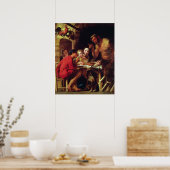 De fazanten en de satyr poster (Keuken)