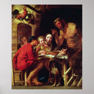 De fazanten en de satyr poster