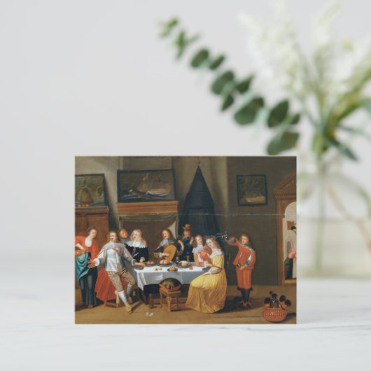De feast briefkaart (Staand voorkant)