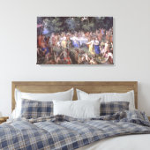 De Feast van de Goden (olie op canvas) Canvas Afdruk (Insitu (Slaapkamer))