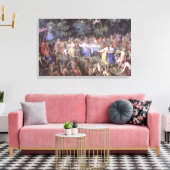 De Feast van de Goden (olie op canvas) Canvas Afdruk (Insitu (Woonkamer))