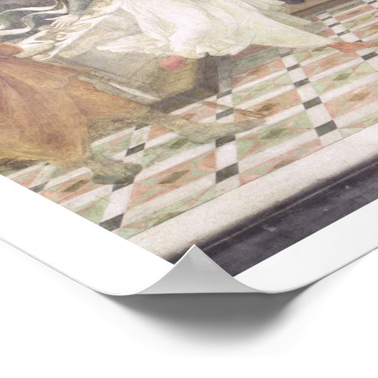 De feast van Herod (fresco) (zie ook 60432) Poster (Hoek)