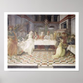 De feast van Herod (fresco) (zie ook 60432) Poster (Voorkant)