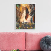 De Feather Canvas Print (Insitu (Woonkamer))