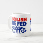 De FED afschaffen Koffiemok (Voorkant links)