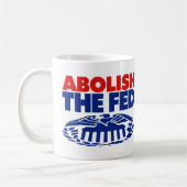 De FED afschaffen Koffiemok (Links)