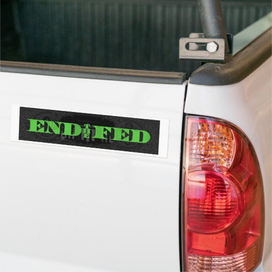 De Fed beëindigen Bumpersticker (Op Truck)