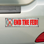 De Fed Bumpersticker beëindigen (Op auto)