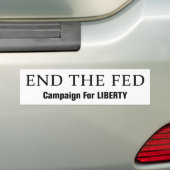 De Fed Bumpersticker beëindigen (Op auto)