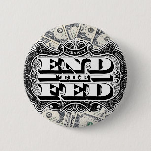 De Fed-Button beëindigen Ronde Button 5,7 Cm
