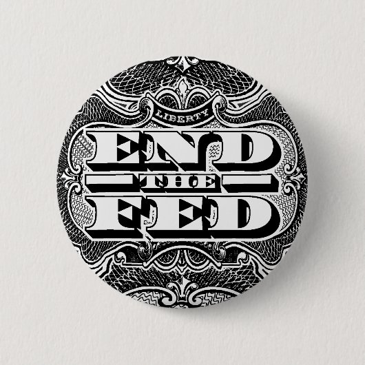 De Fed-Button beëindigen Ronde Button 5,7 Cm (Voorkant)