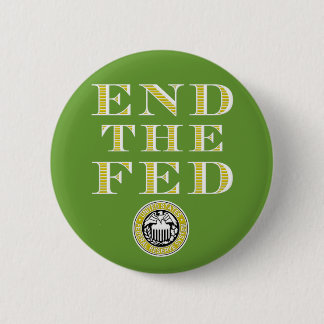 De Fed Federal Reserve beëindigen Ronde Button 5,7 Cm