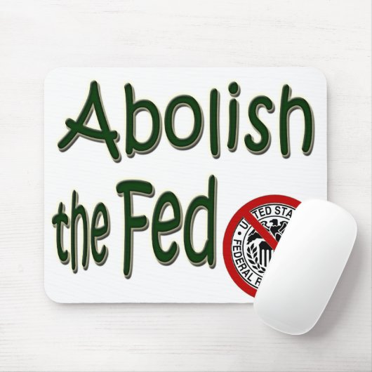 De Fed Mousepad afschaffen Muismat (Met muis)