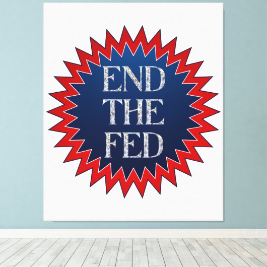 De Fed Stars Wall Art beëindigen Canvas Afdruk (Insitu (Houten vloer))