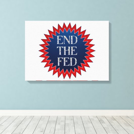 De Fed Stars Wall Art beëindigen Canvas Afdruk (Insitu (Houten vloer))