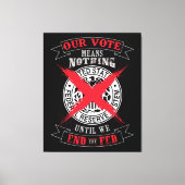 De Fed Wall Art beëindigen Canvas Afdruk (Voorkant)