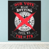 De Fed Wall Art beëindigen Canvas Afdruk (Insitu (Houten vloer))