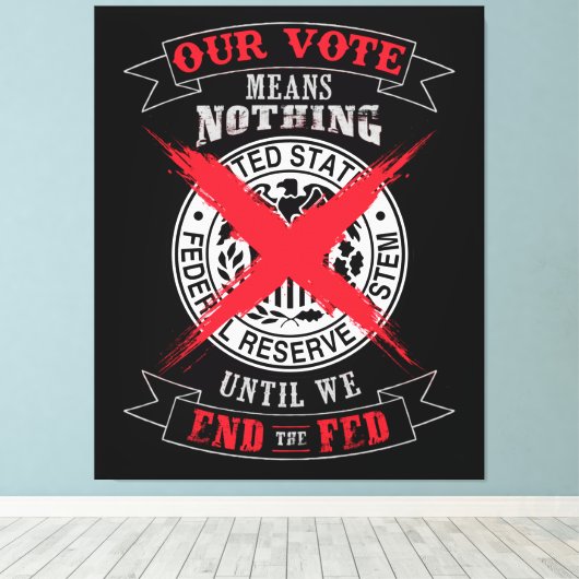 De Fed Wall Art beëindigen Canvas Afdruk (Insitu (Houten vloer))