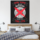 De Fed Wall Art beëindigen Canvas Afdruk (Insitu (Slaapkamer))