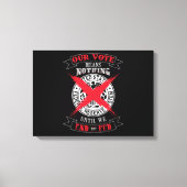 De Fed Wall Art beëindigen Canvas Afdruk (Voorkant)