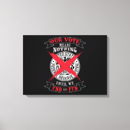 De Fed Wall Art beëindigen Canvas Afdruk