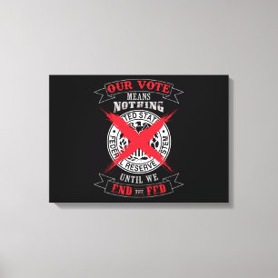 De Fed Wall Art beëindigen Canvas Afdruk